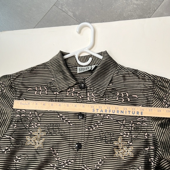 CHICO’S Silk Embroidered Jacket - Picture 7 of 12